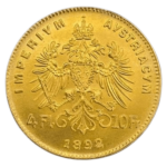 4 Florin Gulden Goldmünze