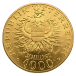 1000 Schilling Babenberger Goldmünze
